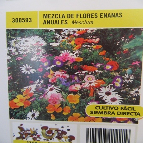MEZCLA DE FLORES ENANAS ANUALES